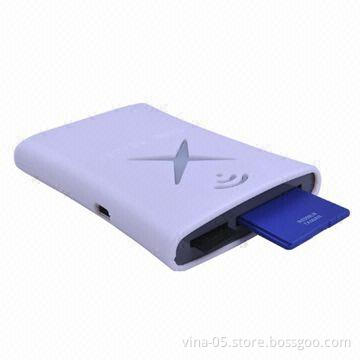 Wi-Fi Card Reader, Wireless Connectivity: Wi-Fi: IEE802.112(2.4GHz)Data Transmitted Wirelessly in 30